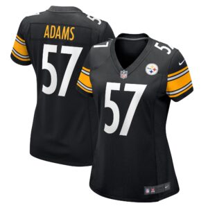 Montravius Adams Pittsburgh Steelers  Women's Game Player Jersey - Black