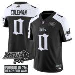 Keon Coleman #0 Buffalo Bills BUF 'Gothic Cold Front Edition' Vapor Limited Jersey V2 - All Stitched