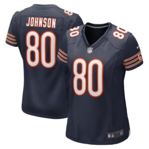 Collin Johnson Chicago Bears Women's  Game Jersey -  Navy