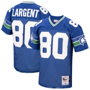 Steve Largent Seattle Seahawks 1985 Authentic Throwback Retired Player Jersey - Royal