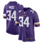 Nick Muse Minnesota Vikings  Home Game Player Jersey - Purple