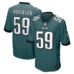 Janarius Robinson Philadelphia Eagles  Home Game Player Jersey - Midnight Green