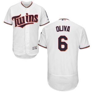 Minnesota Twins #6 Tony Oliva White Flexbase Collection Stitched Jersey