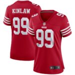 Javon Kinlaw San Francisco 49ers  Women's Player Game Jersey - Scarlet