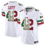 Ronnie Lott # 42 San Francisco 49ers Mexico Vapor Limited Jersey V4 - All Stitched