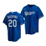Men's Los Angeles Dodgers #20 Dalton Rushing 2022 Draft Jersey Royal Alternate