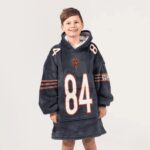 Kid 84 Chicago Football Unisex Blanket Hoodie