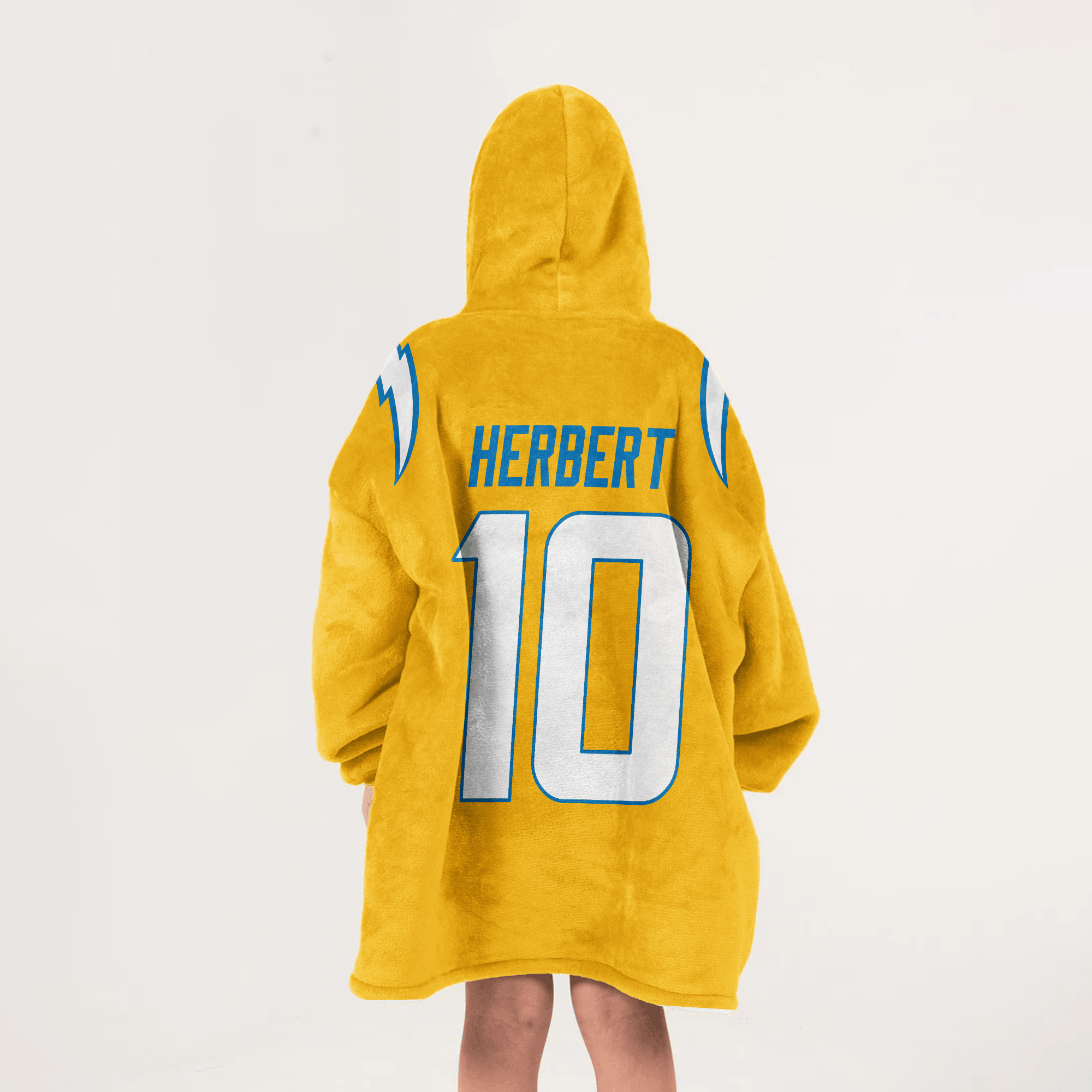 10 Los Angeles C Football Unisex Blanket Hoodie - Image 5