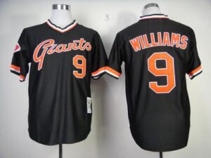 Mitchell And Ness San Francisco Giants #9 Matt Williams Black Stitched Throwback Jersey
