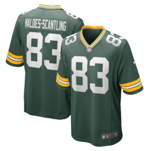 Marquez Valdes-Scantling Green Bay Packers  Game Team Jersey - Green
