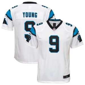 Bryce Young Carolina Panthers  Youth 2023 Draft First Round Pick Game Jersey - White