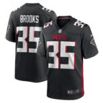 Natrone Brooks Atlanta Falcons Team Game Jersey -  Black
