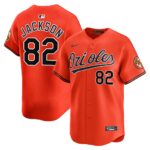Jeremiah Jackson #82 Baltimore Orioles Vapor Premier Limited Jersey - Orange