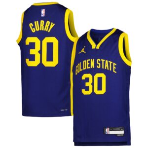 Stephen Curry Golden State Warriors  Youth Swingman Jersey - Statement Edition - Blue