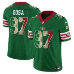 Nick Bosa # 97 San Francisco 49ers Mexico Vapor Limited Jersey V4 - All Stitched