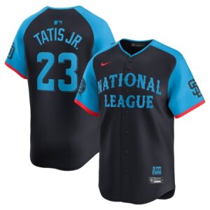 Men's San Diego Padres #23 Fernando Tatis Jr.  Navy 2024 All-Star Game Jersey