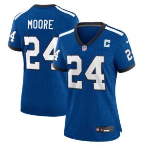 Lenny Moore Indianapolis Colts  Women's Indiana Nights Alternate Game Jersey - Royal