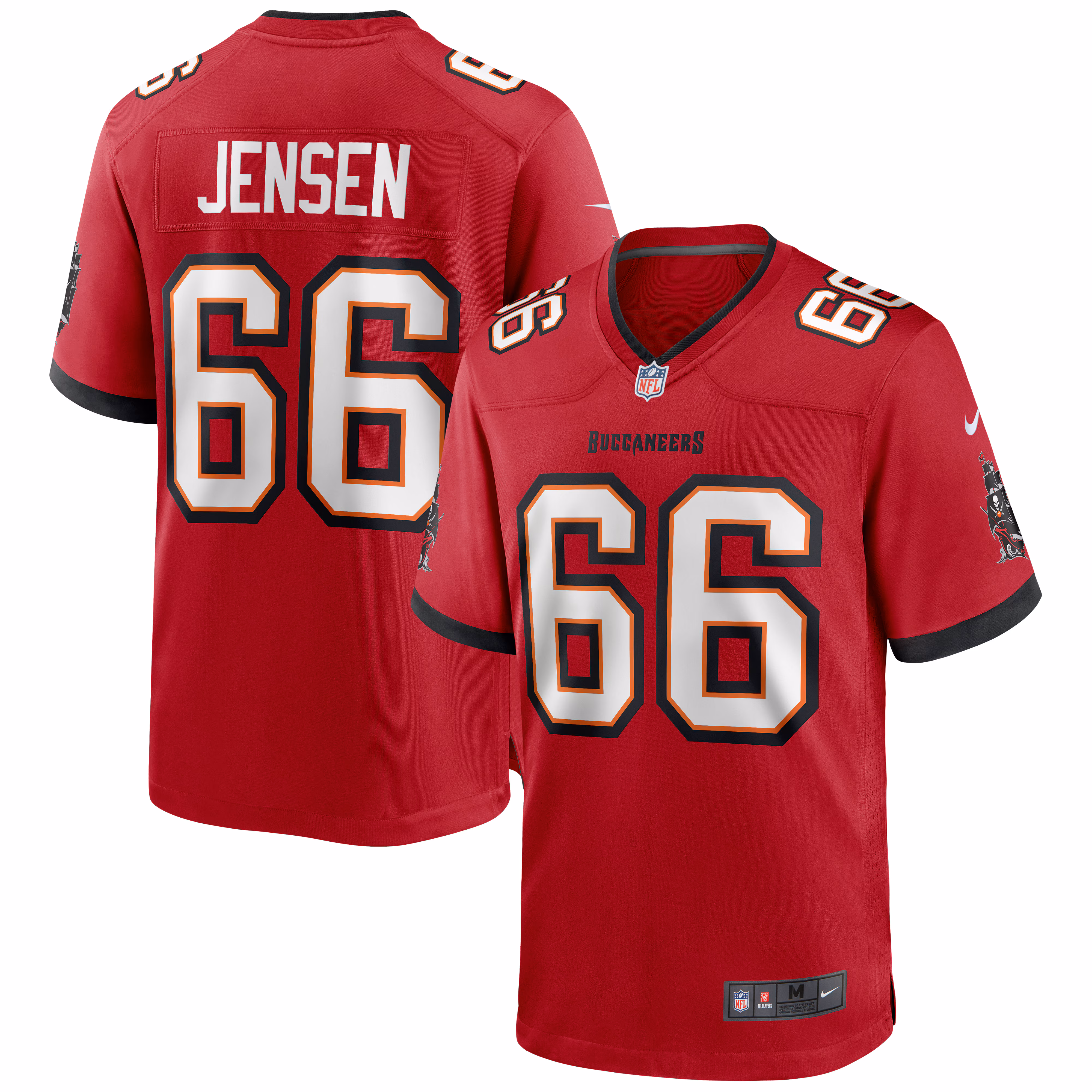 Ryan Jensen Tampa Bay Buccaneers Game Jersey - Red