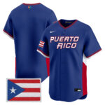 Team Puerto Rico Baseball 2026 World Baseball Classic Vapor Premier Jersey - Royal