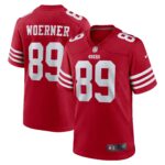 Charlie Woerner San Francisco 49ers  Game Jersey -  Scarlet