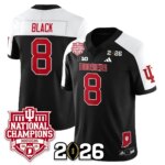 Kaelon Black #8 Indiana Hoosiers Vapor Limited Football Jersey - 2025 National Champions - All Stitched