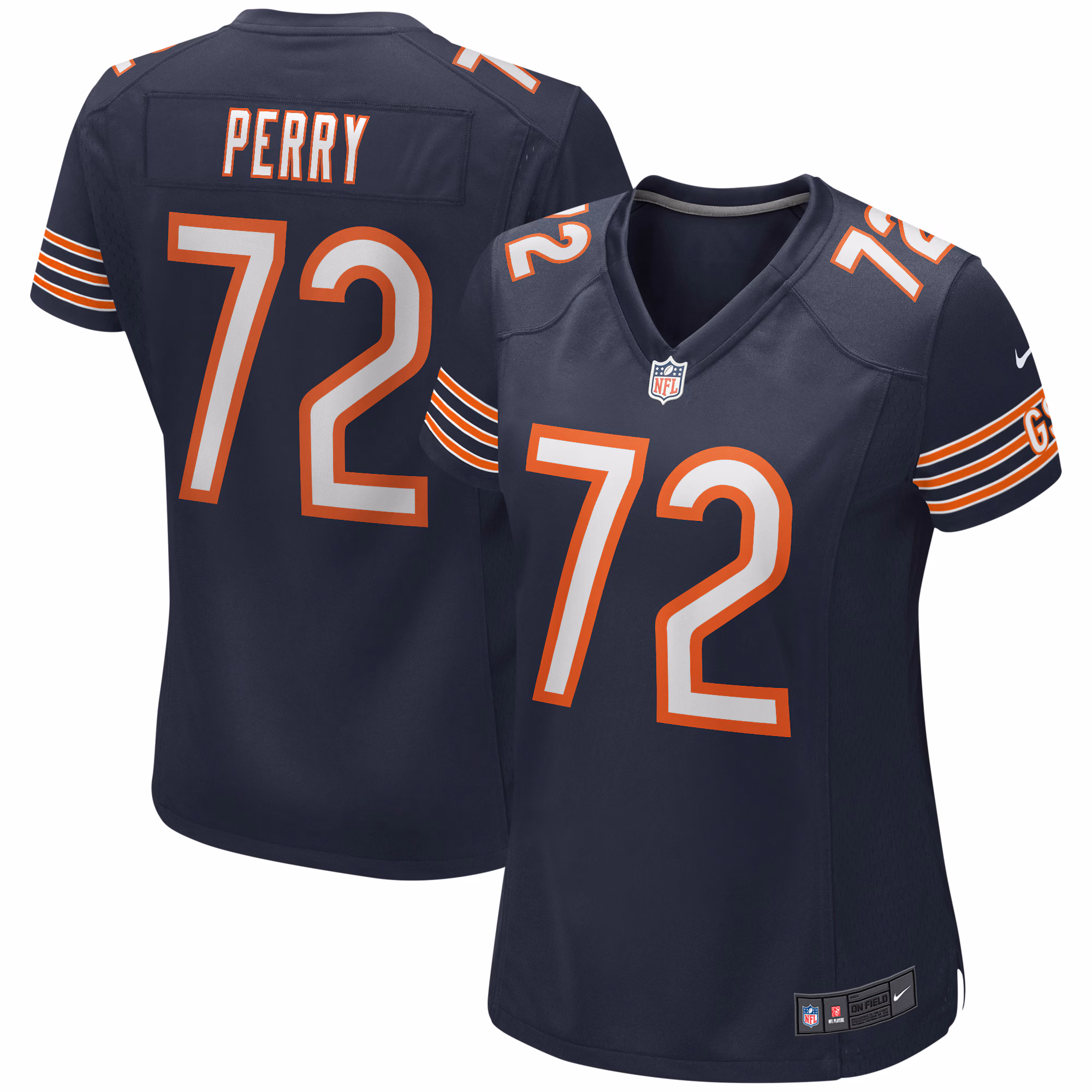 William Perry Chicago Bears Women's Game Retired Player Jersey - Navy