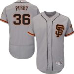San Francisco Giants #36 Gaylord Perry Grey Flexbase Collection Road 2 Stitched Jersey
