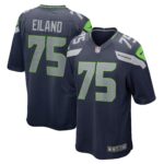 Greg Eiland Seattle Seahawks  Game Jersey - College Navy
