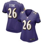 Geno Stone Baltimore Ravens  Women's Game Jersey - Purple