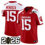 Fernando Mendoza #15 Ndiana Hoosiers IND 2026 CFP Final Patch Vapor Limited Jersey V2 - All Stitched