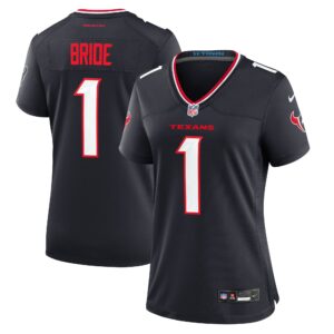 Number 1 Bride Houston Texans Women's Game Jersey - Navy