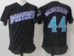 Mitchell And Ness Arizona Diamondbacks #44 Paul Goldschmidt Black Throwback Stitched Jersey