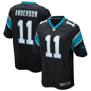 Robbie Anderson Carolina Panthers  Game Player Jersey - Black