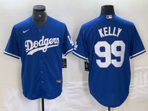 Men's Los Angeles Dodgers #99 Joe Kelly  Blue Limited Jersey