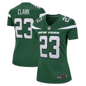 Chuck Clark New York Jets  Women's Team Game Jersey - Gotham Green