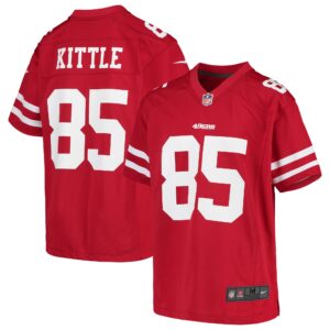 George Kittle San Francisco 49ers  Youth Player Game Jersey - Scarlet