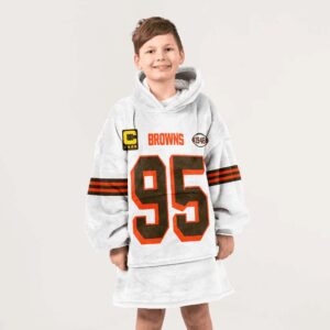 Kid M.G 95 Captain Cleveland Football Unisex Blanket Hoodie