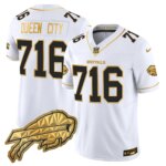 Queen City 716 #716 Buffalo Bills BUF 2025 "Rivalries" Gold Vapor Limited Jersey - All Stitched