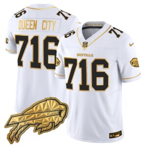 Queen City 716 #716 Buffalo Bills BUF 2025 "Rivalries" Gold Vapor Limited Jersey - All Stitched