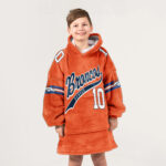 Kid B.N 10 Denver Football Unisex Blanket Hoodie