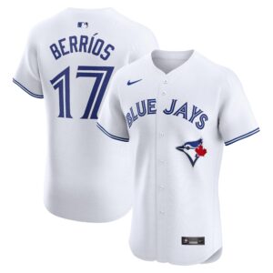 Men's Toronto Blue Jays Jose Berrios  White Home Elite Player Jersey