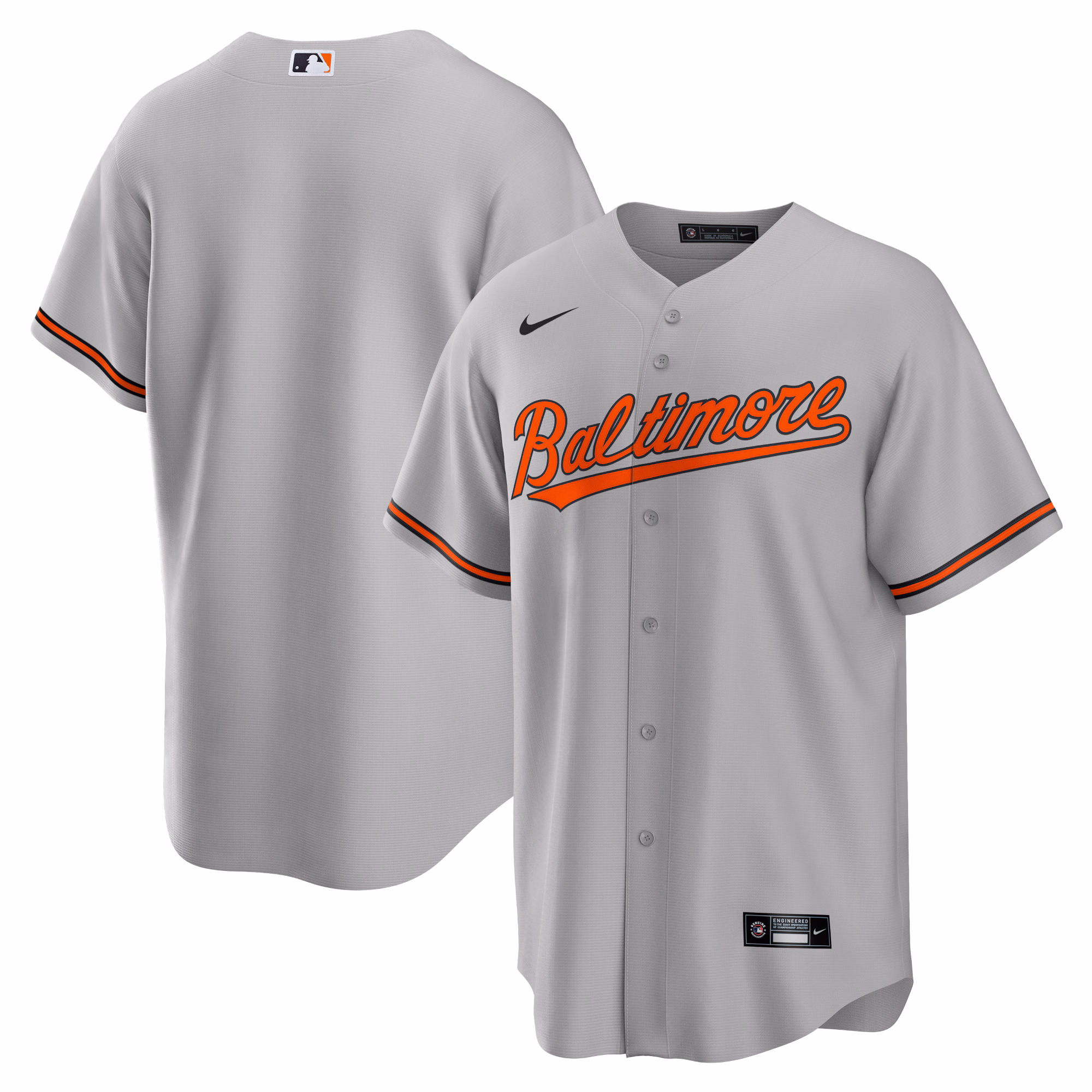 Baltimore Orioles Gray Road Replica Team Jersey