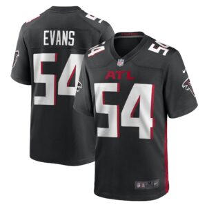 Rashaan Evans Atlanta Falcons  Game Player Jersey - Black