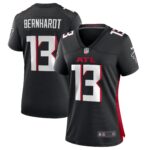 Jared Bernhardt Atlanta Falcons  Women's Player Game Jersey - Black