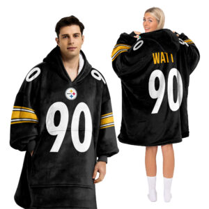 Adult T.J.W 90 Pittsburgh Football Unisex Blanket Hoodie