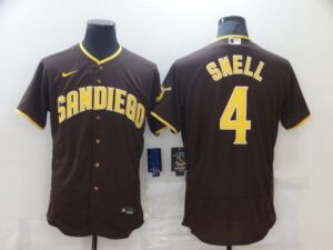 Men San Diego Padres #4 Snell brown Elite 2021  Jersey