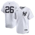 New York Yankees DJ LeMahieu #26 White Home Limited Player Jersey