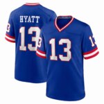 Men's New York Giants #13 Jalin Hyatt Royal Alternate 2025 Game Jersey