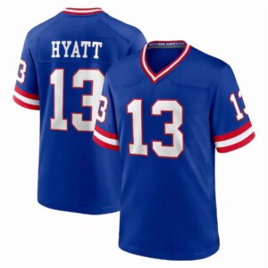 Men's New York Giants #13 Jalin Hyatt Royal Alternate 2025 Game Jersey