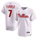 Philadelphia Phillies Trea Turner #7 White Home Limited Player Jersey